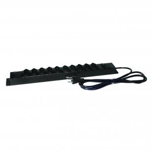 70960120 - REGUA DE TOMADA 19" ABS COM 6 TOMADAS 10A NBR14136 - 201006. - LAN+