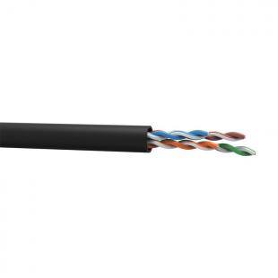 FEMLCC5E-013-0 - CABO TRANSM. DADOS MULTILAN CAT.5E U/UTP INDOOR/OUTDOOR 24AWG X 4P PRETO CMX - 23200086 - LIGHTERA