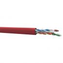 FEGGCC06-002-2 - CABO TRANSM. DADOS GIGALAN GREEN CAT.6 U/UTP 23AWG X 4P VERMELHO LSZH-3 CX 305M - 23400194 - LIGHTERA