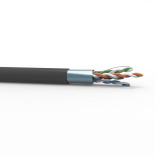 FEINCC5E-004-0 - CABO TRANSM. DADOS MULTILAN CAT.5E F/UTP OUTDOOR (BLINDADO) 24AWG X 4P PRETO CMX - 23350032 - LIGHTERA