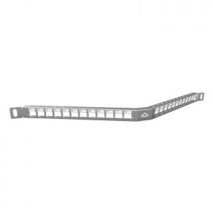 LEFAPPDB-004-0 - PATCH PANEL DESCARREGADO BLINDADO  19 POL/0,5U  24 PORTAS ANGULAR - 35050398 - LIGHTERA