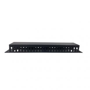 63400170 - GUIA DE CABOS FECHADO 19" X 2U PT (47 MM) - GCFIM2UPT-47 - IP METAL